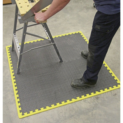 EVA Foam Interlocking Jigsaw Mat with High Visibility Edges - 1200 x ...