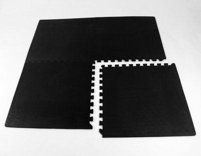 EVA Industrial Grey Mats Interlocking for Garage Gym Firm Foam Tiles - 3