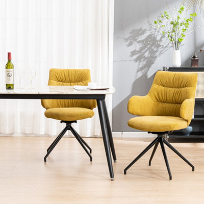 Mustard deals swivel chair