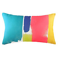 Evans Lichfield Aquarelle Abstract Hand-Painted Watercolour Printed Polyester Filled Cushion