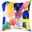 Evans Lichfield Aquarelle Brushstrokes Abstract Hand-Painted Watercolour Printed Polyester Filled Cushion