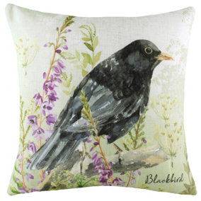 Evans Lichfield Blackbird Polyester Filled Cushion