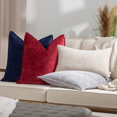 Evans Lichfield Buxton Reversible Feather Filled Cushion