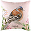 Evans Lichfield Chaffinch Floral Printed Cushion Cover