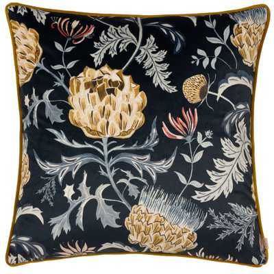 Evans Lichfield Chatsworth Artichoke Piped Polyester Filled Cushion