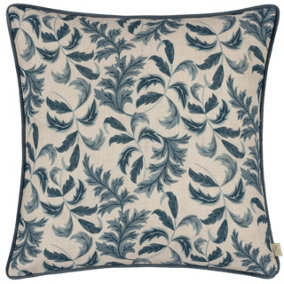 Evans Lichfield Chatsworth Topiary Piped Feather Filled Cushion