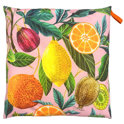 Evans Lichfield Citrus Abstract Outdoor Floor Cushion Cover DIY at B&Q