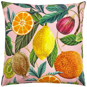 Evans Lichfield Citrus Printed Water & UV Resistant Outdoor Polyester Filled Cushion