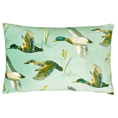 Evans Lichfield Country Duck Pond Rectangular Polyester Filled Cushion