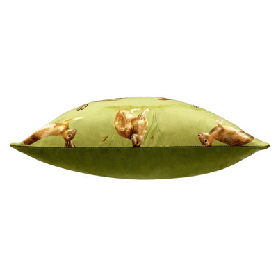 Evans Lichfield Country Running Hares Polyester Filled Cushion