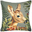 Evans Lichfield Forest Fawn Printed Polyester Filled Cushion