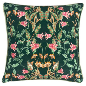 Evans Lichfield Heritage Bell Flowers Printed Cushion Cover