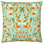 Evans Lichfield Heritage Bell Flowers Printed Feather Filled Cushion