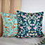 Evans Lichfield Heritage Bell Flowers Printed Feather Filled Cushion