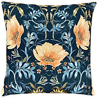 Evans Lichfield Heritage Peony Floral Polyester Filled Cushion