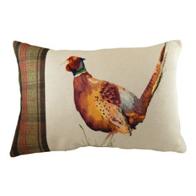 Evans Lichfield Hunter Pheasant Rectangular Printed Cushion Cover