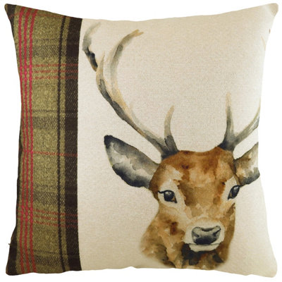 Evans Lichfield Hunter Stag Polyester Filled Cushion