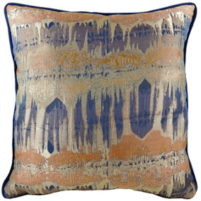 Evans Lichfield Inca Jacquard Piped Feather Filled Cushion