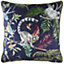 Evans Lichfield Jungle Lemur Velvet Polyester Filled Cushion