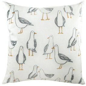 Evans Lichfield Marine Seagulls 100% Cotton Cushion Cover