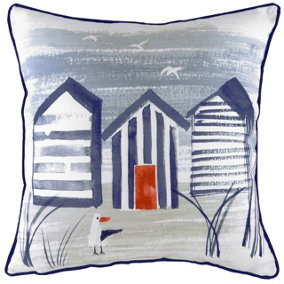 Evans Lichfield Nautical Beach Piped Feather Filled Cushion