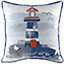 Evans Lichfield Nautical Lighthouse Polyester Filled Cushion