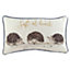Evans Lichfield Oakwood Hedgehogs Polyester Filled Cushion
