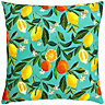Evans Lichfield Orange Blossom Printed UV & Water Resistant Outdoor Polyester Filled Cushion