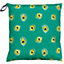 Evans Lichfield Printed Peacock Large Outdoor UV & Water Resistant Polyester Filled Floor Cushion