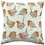 Evans Lichfield Robin Repeat Polyester Filled Cushion