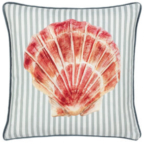 Evans Lichfield Salcombe Scallop Piped Cushion Cover