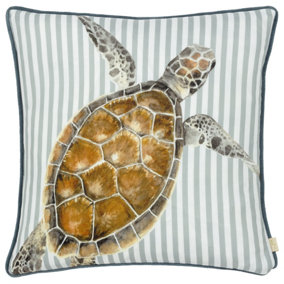 Evans Lichfield Salcombe Turtle Piped Cushion Cover