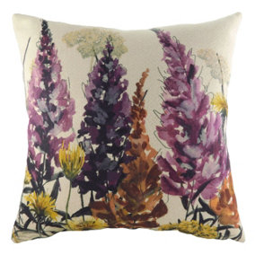 Evans Lichfield Snapdragon Hand-Painted Printed Polyester Filled Cushion