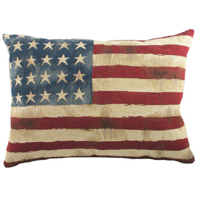 Evans Lichfield Stars and Stripes Belgian Tapestry Polyester Filled Cushion