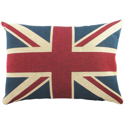 Union jack tapestry online cushion