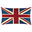 Evans Lichfield Union Jack Flag Tapestry Embroidered Feather Filled Cushion