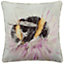 Evans Lichfield Watercolour Bee Piped Polyester Filled Cushion