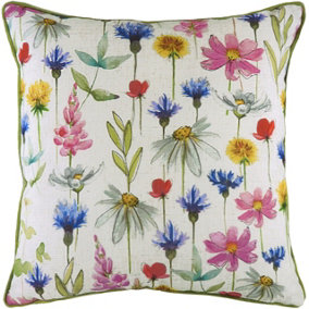 Evans Lichfield Wild Flowers Sophia Polyester Filled Cushion