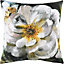 Evans Lichfield Winter Florals Rose Velvet Feather Filled Cushion