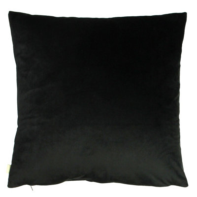 Evans Lichfield Zinara Leaves Velvet Polyester Filled Cushion