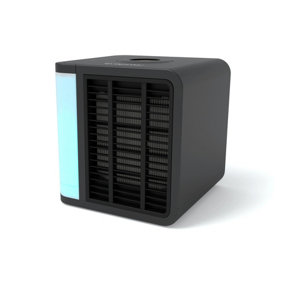 Evapolar evaLIGHT Plus - Portable Air Cooler, Quiet Desktop Fan, Air Purifier & Humidifier with LED Mood Light - Black