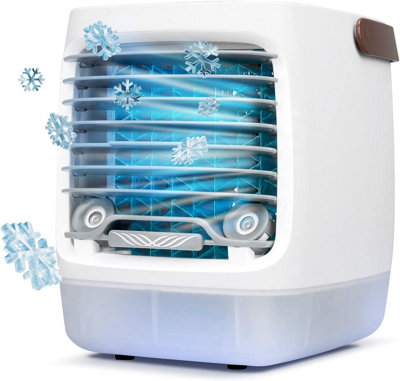 Evaporative Room Air Cooler, 4 Speeds, Portable Mini Air Conditioner ...