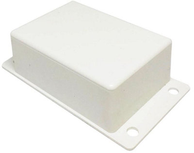 EVATRON - Flanged ABS Potting Box Enclosure, 45x26x65mm, White