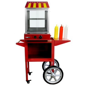 Events and Commercial Hot Dog Steamer and Cart