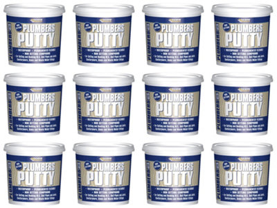 Everbuild 113 Plumbers Putty, Beige, 750 g (Pack of 12)