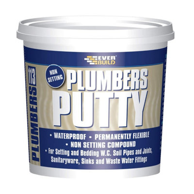 Everbuild 113 Plumbers Putty, Beige, 750 g