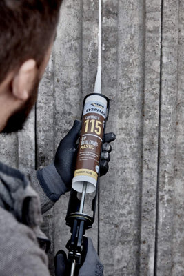 Everbuild 115 General Purpose Building Mastic Pointing Sealant Grey 310ml (Pack of 3) - 7