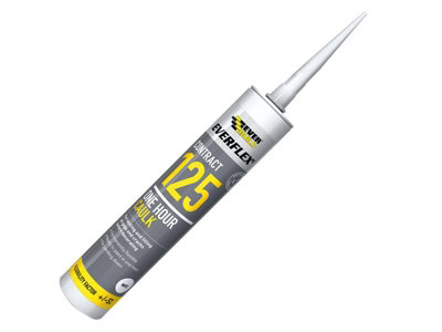 Everbuild 125C3 One Hour Caulk 125 White 300ml EVB125C3