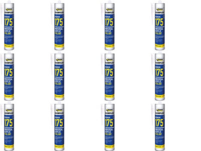 Everbuild 175 Universal Acrylic Sealant Brown 300ml (Pack of 12)