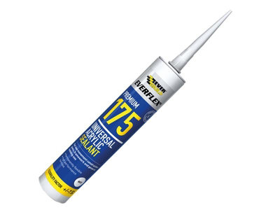 Everbuild 175BN Everflex 175 Universal Acrylic Sealant Brown 300ml EVB175BN